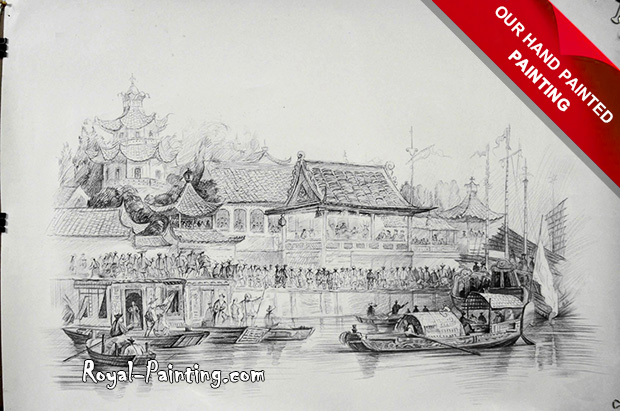 Sketch,Landscapes,Architecture